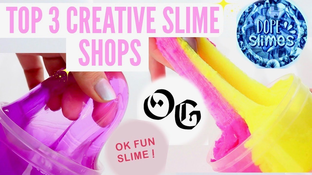 Top 3 Most Creative SLIME SHOPS // 100% HONEST Famous + Underrated Instagram Slime Shop Review!