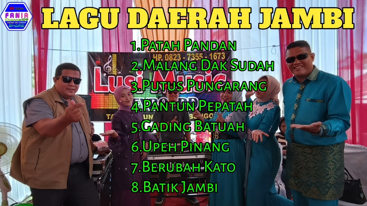 Full Album Mp3 Lagu Daerah Jambi || Patah Pandan || Malang Dak Sudah || Putus Pungarang || Pantun Pe