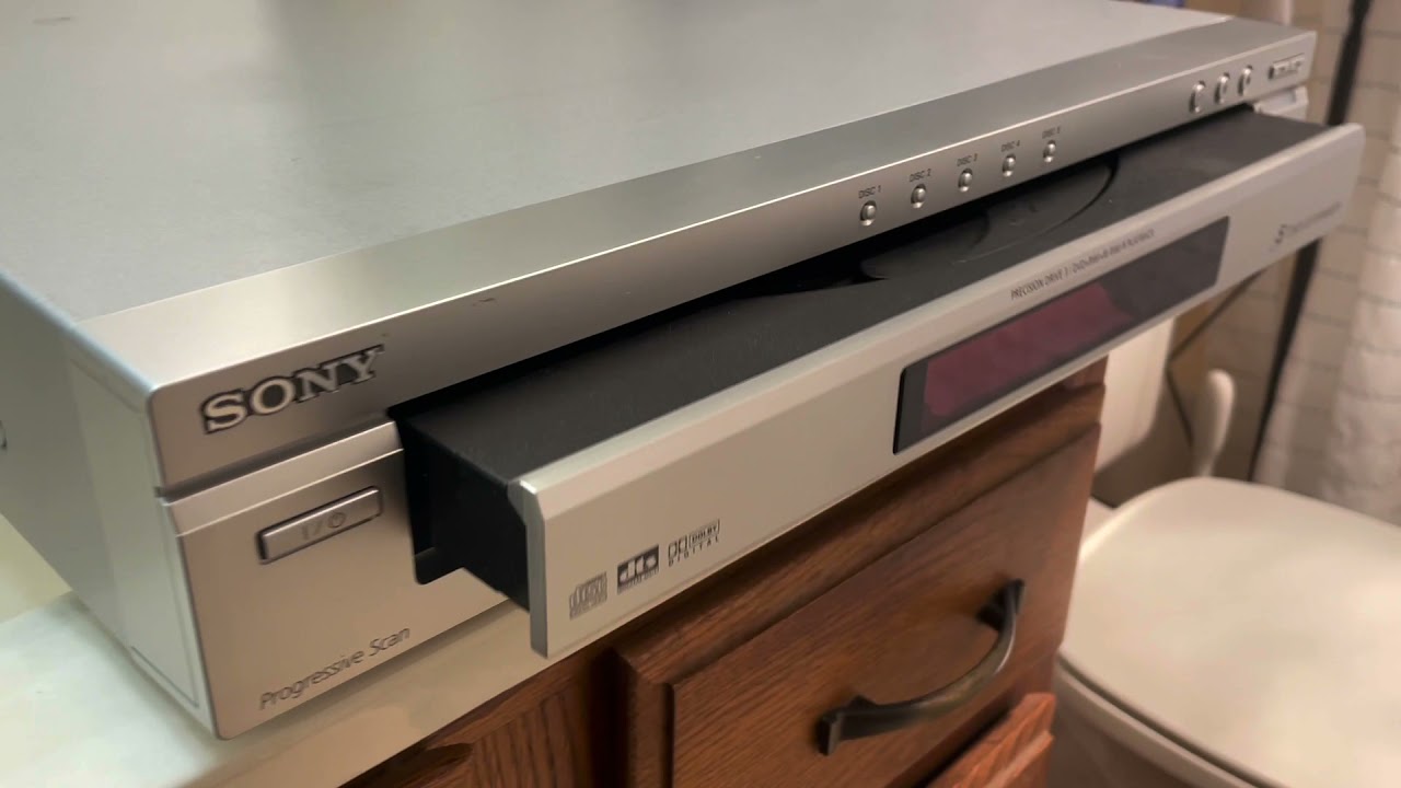 Sony 5 Disc Multi CD/DVD Player Changer Tested Working DVP-NC675P - Silver