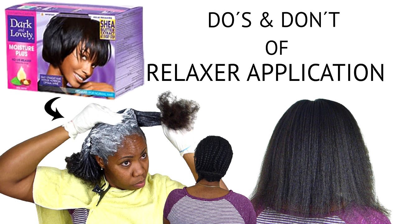 DIY I HOW TO APPLY DARK & LOVELY HAIR RELAXER AT HOME WITHOUT GETTING ANY BURN ON YOUR SCALP