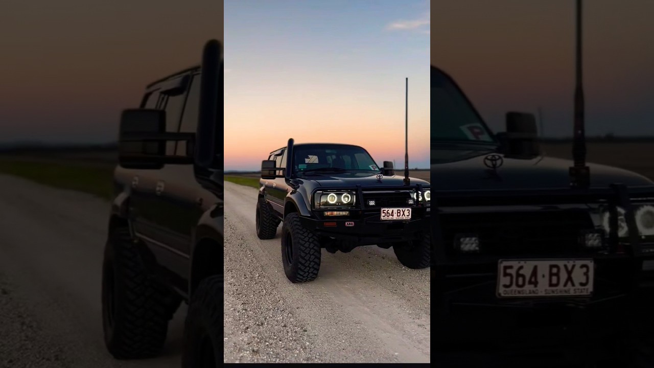 Toyota land cruiser 80series modified #automobile #viral #landcruiser #offroad #toyotalandcruiser