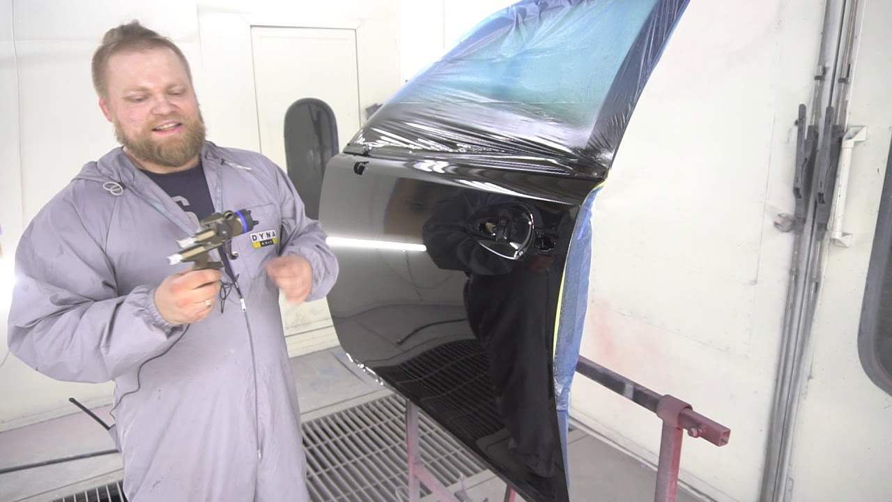 Sata Jet X 5500 rp 1.3 I, наносим базу и лак