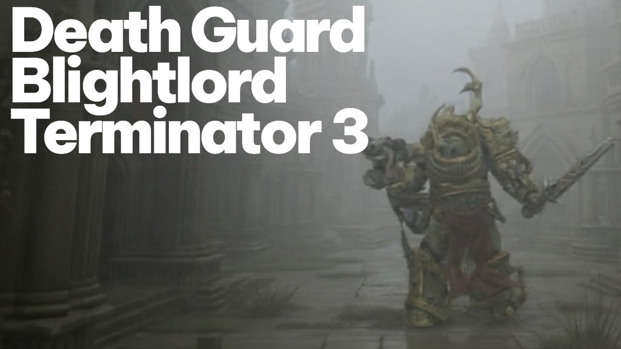 JoyToy Warhammer 40K Death Guard Blightlord Terminator 3.
