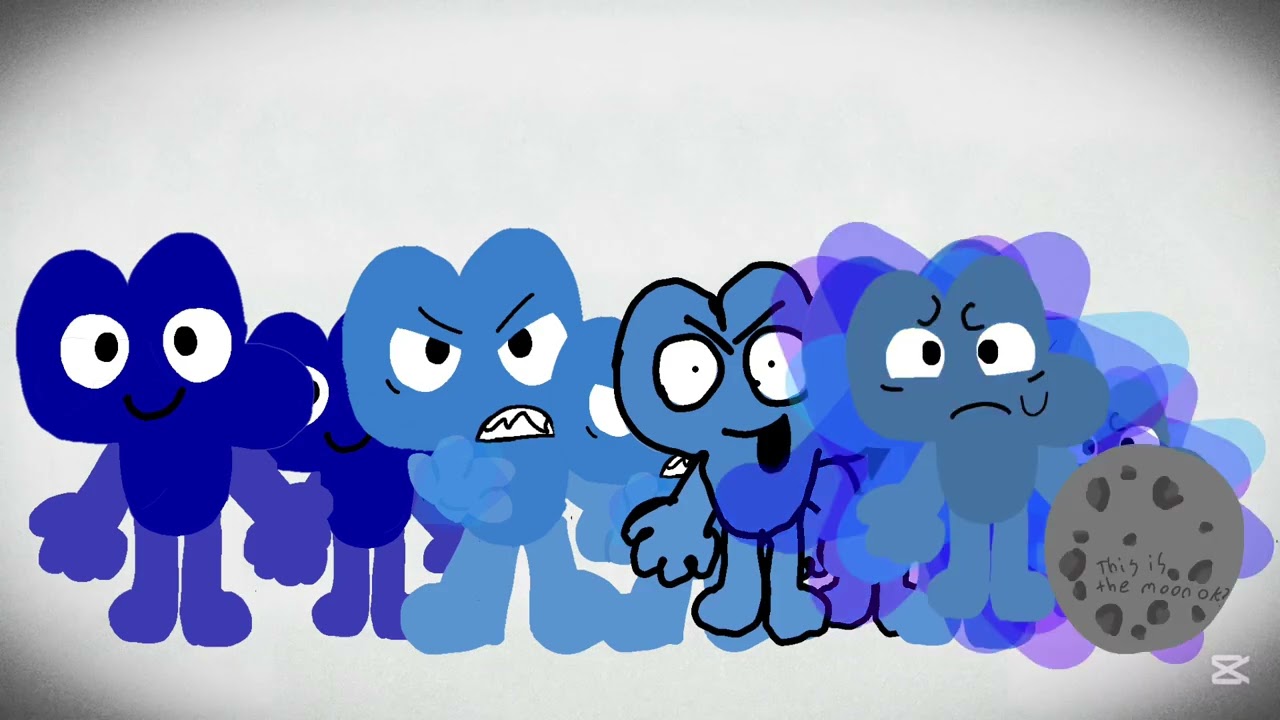 Looping the rooms-Four bfdi animation meme