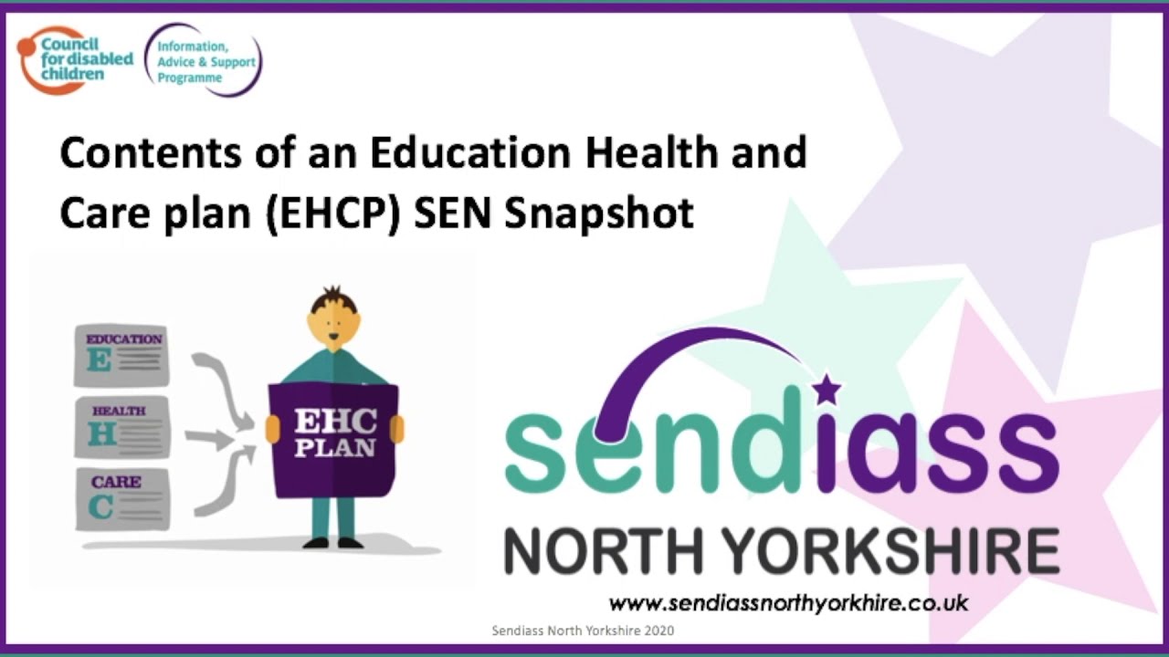 CONTENTS OF AN EDUCATION, HEALTH AND CARE PLAN (EHCP)