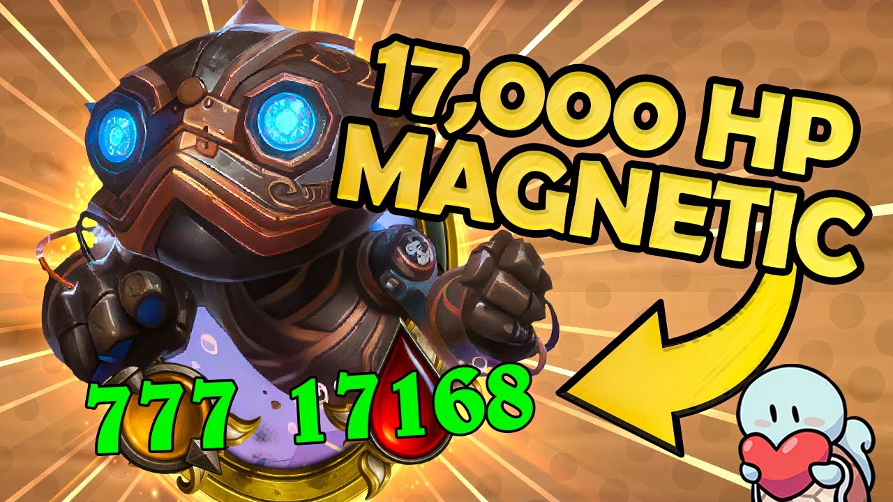 17K HP Magnetic Stack In Tourney! | Hearthstone Battlegrounds