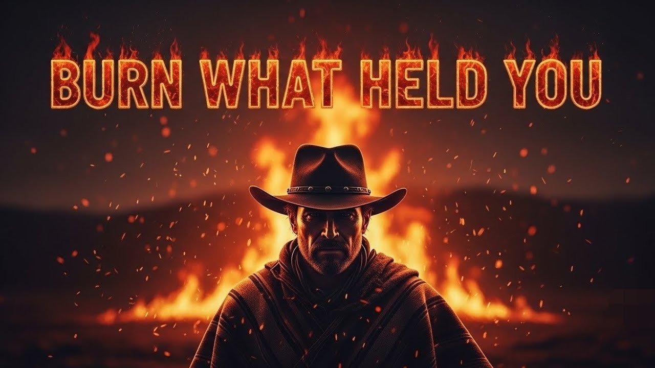 BURN WHAT HELD YOU 🔥 Dark Outlaw Country Anthem |(Lyrical music video)