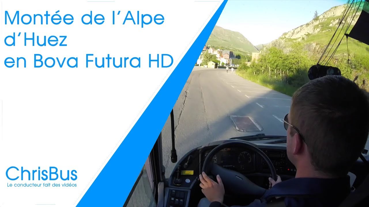 Au volant d'un Bova Futura HD à l'Alpe d'Huez (VFD ligne 3020)