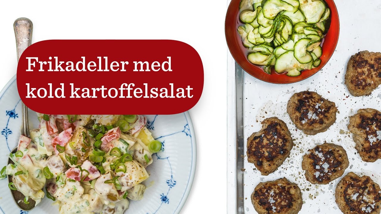 29 Frikadeller med kold kartoffelsalat - Mit Kokkeri