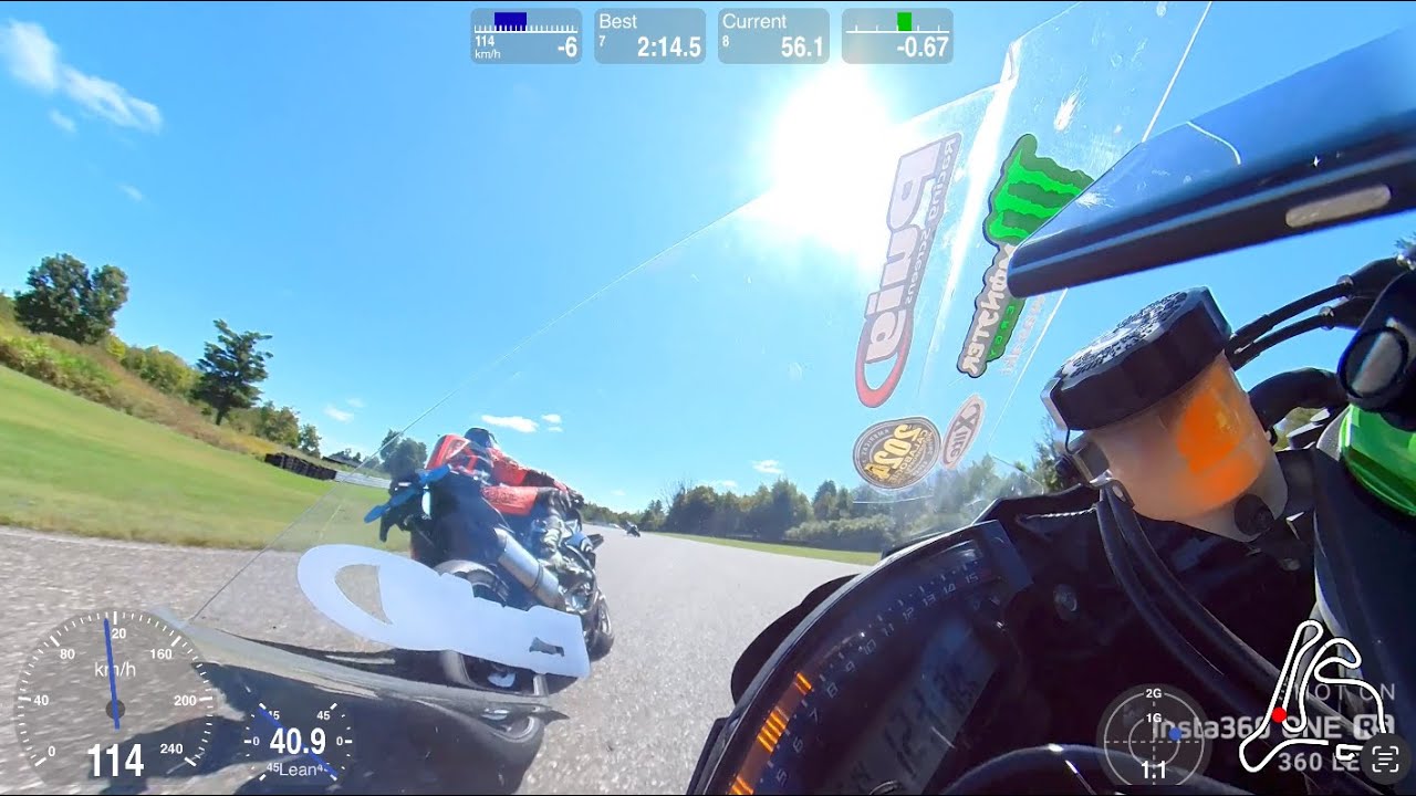 Calabogie Pro6Cycle Motrocycle Track Day, Sept 2nd 2024, Red 2:14.5; 16 passes!!