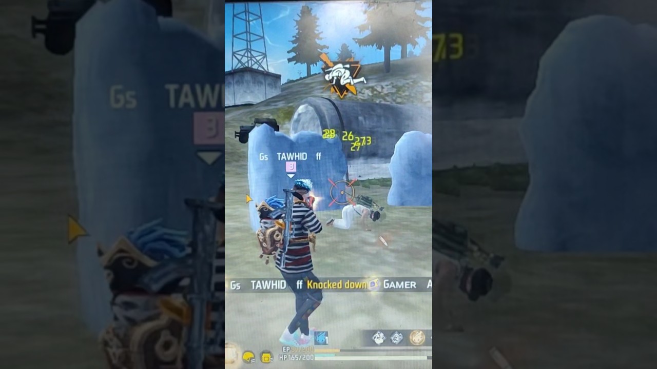 Gs TAWHID ff  vs reason top 1 player