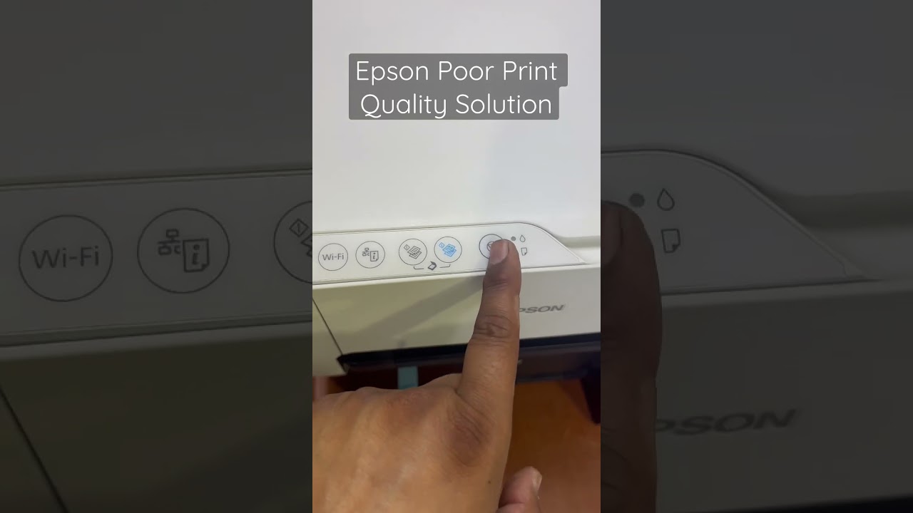Improve Print Quality Epson Printer