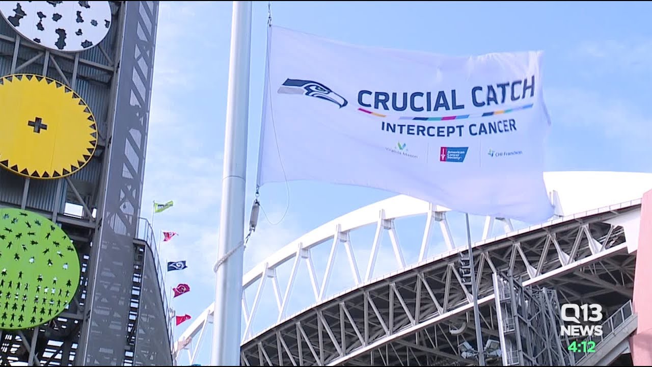 Seahawks Kick Off Crucial Catch With Flag Raising At CenturyLink Field