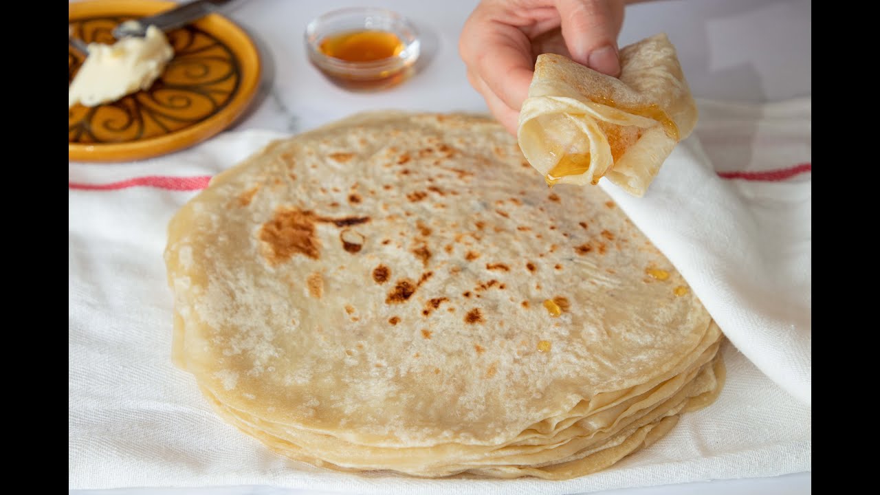 מופלטה | פרק 242-  Mufleta (Moroccan Pancakes with Honey & Butter)