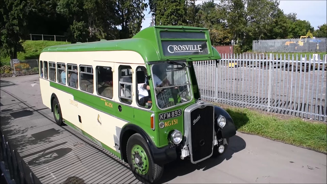 Crossville Bristol L KFM 893 arrives at Bishops Lydeard WSR