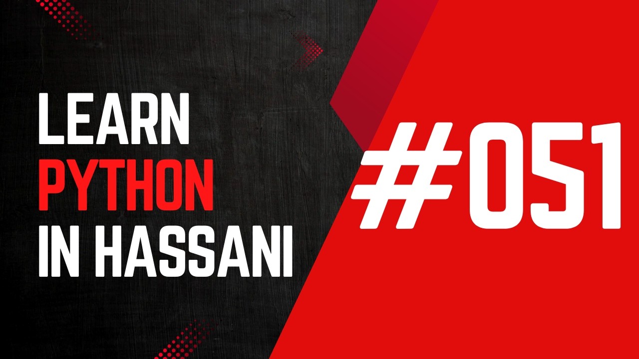 #051 | Strings: Forty-third Part | Methods: Section Twenty | Learn Python in Hassani