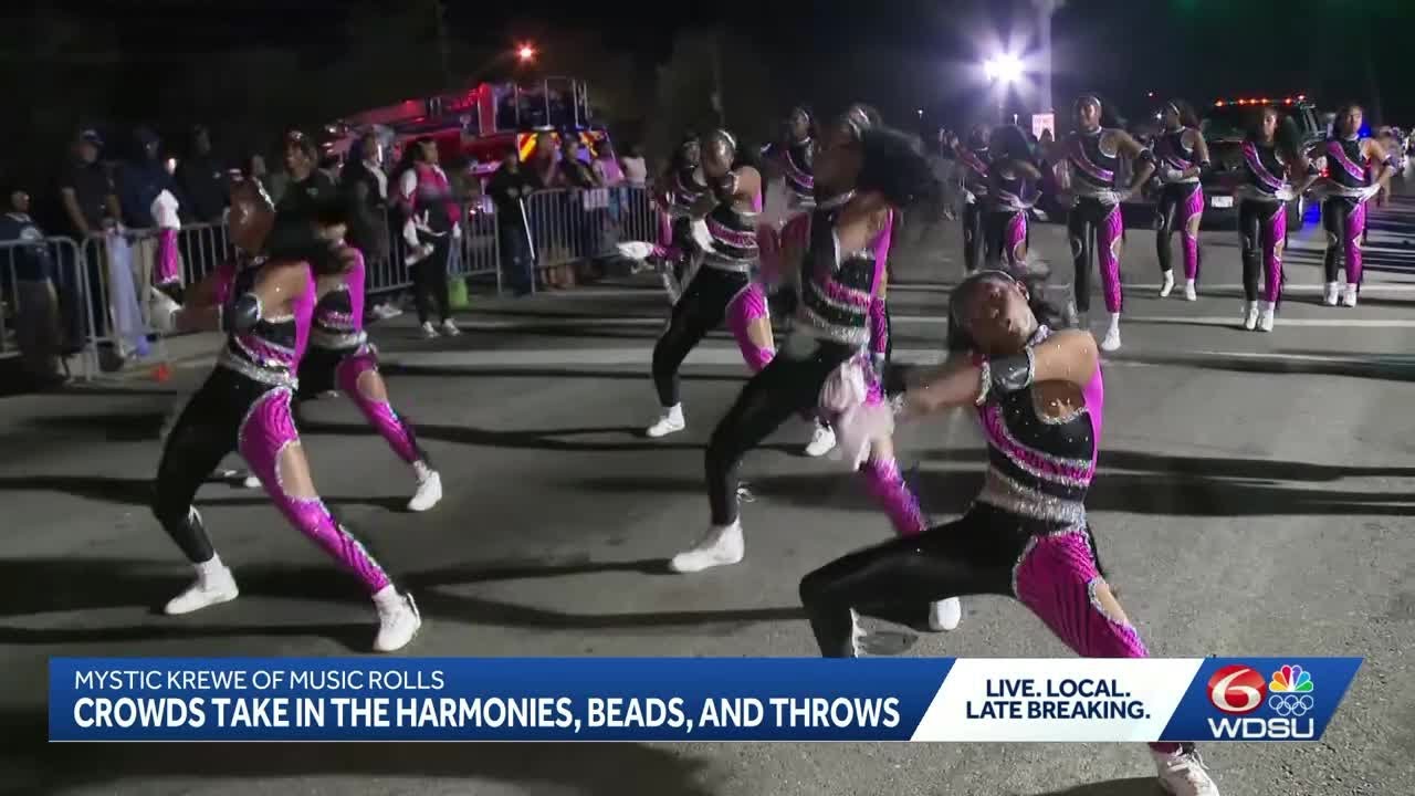 Mystic Krewe of Music parade rolls through the Westbank