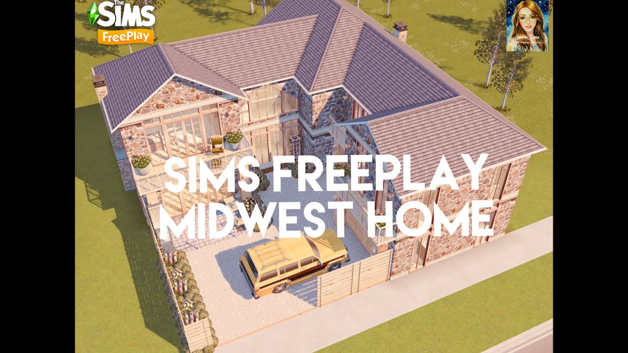 Sims FreePlay Midwest Inspired Home “2 Midwest Road” 🏠 With Live Build 🛠️ and Floor Plans 🩷