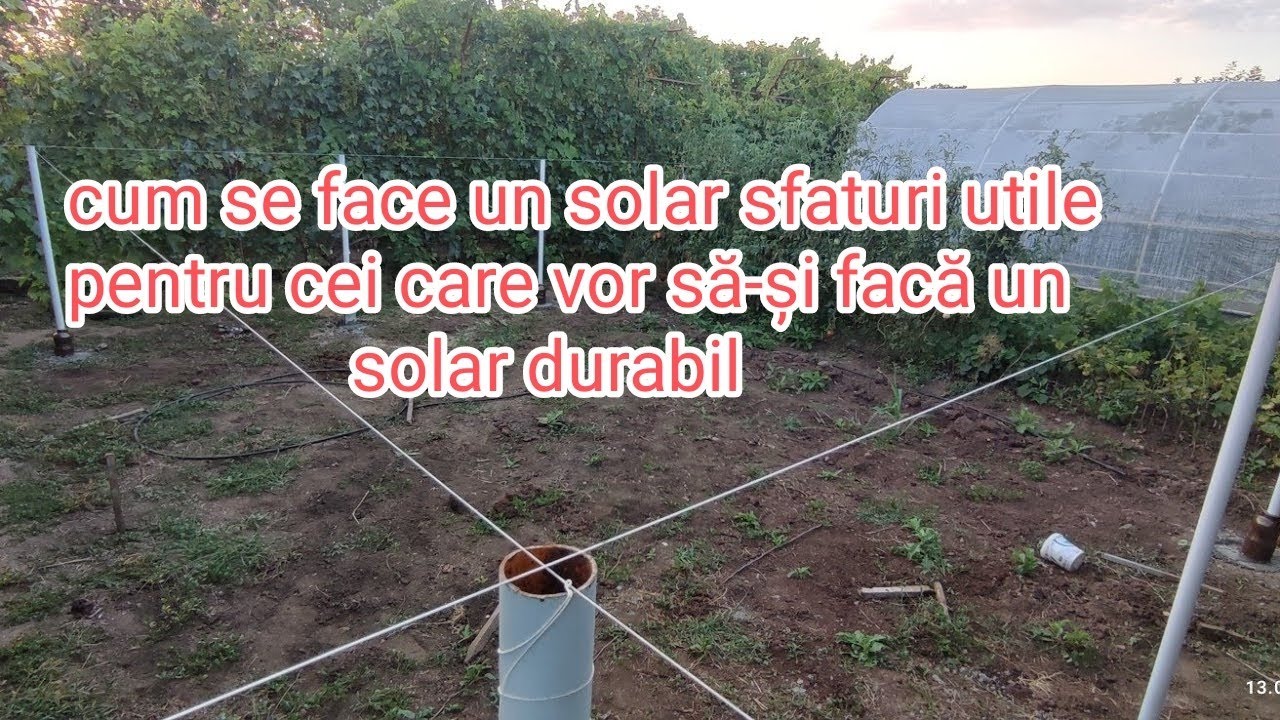 Cum se face un solar, sfaturi utile pt ce-i care vor să își facă un solar durabil?