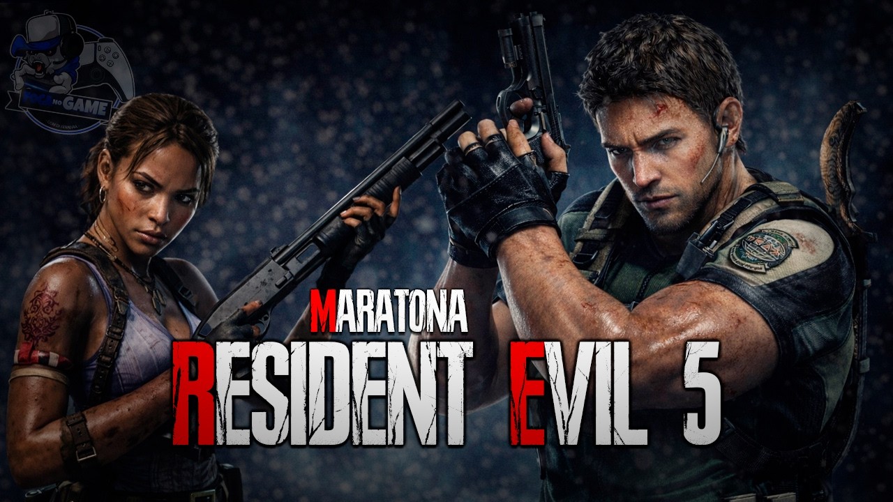 MARATONA RESIDENT EVIL ATÉ O REQUIEM | RESIDENT EVIL 5 AO VIVO