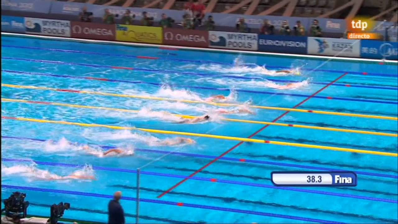 James Magnussen, campeón 100 libre masculino. Barcelona 2013