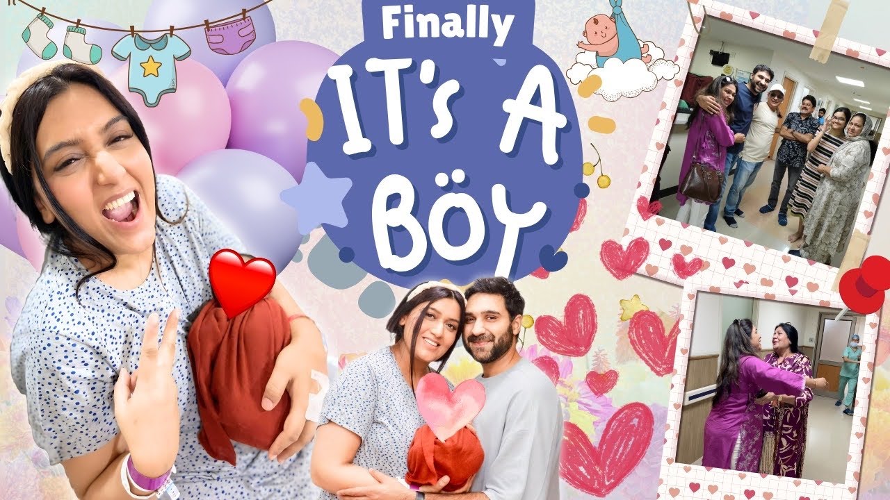 Our Baby Boy is Here! 💙 | Emotional Family Moments + First Glimpse 👶✨