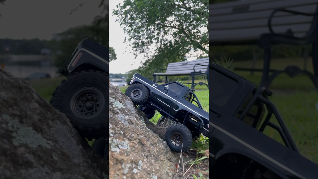 Fms fcx24 Chevrolet k5 blazer 1/24 micro rc crawler #rc #rccrawler #fms #fcx24 #chevy #offroad #4x4