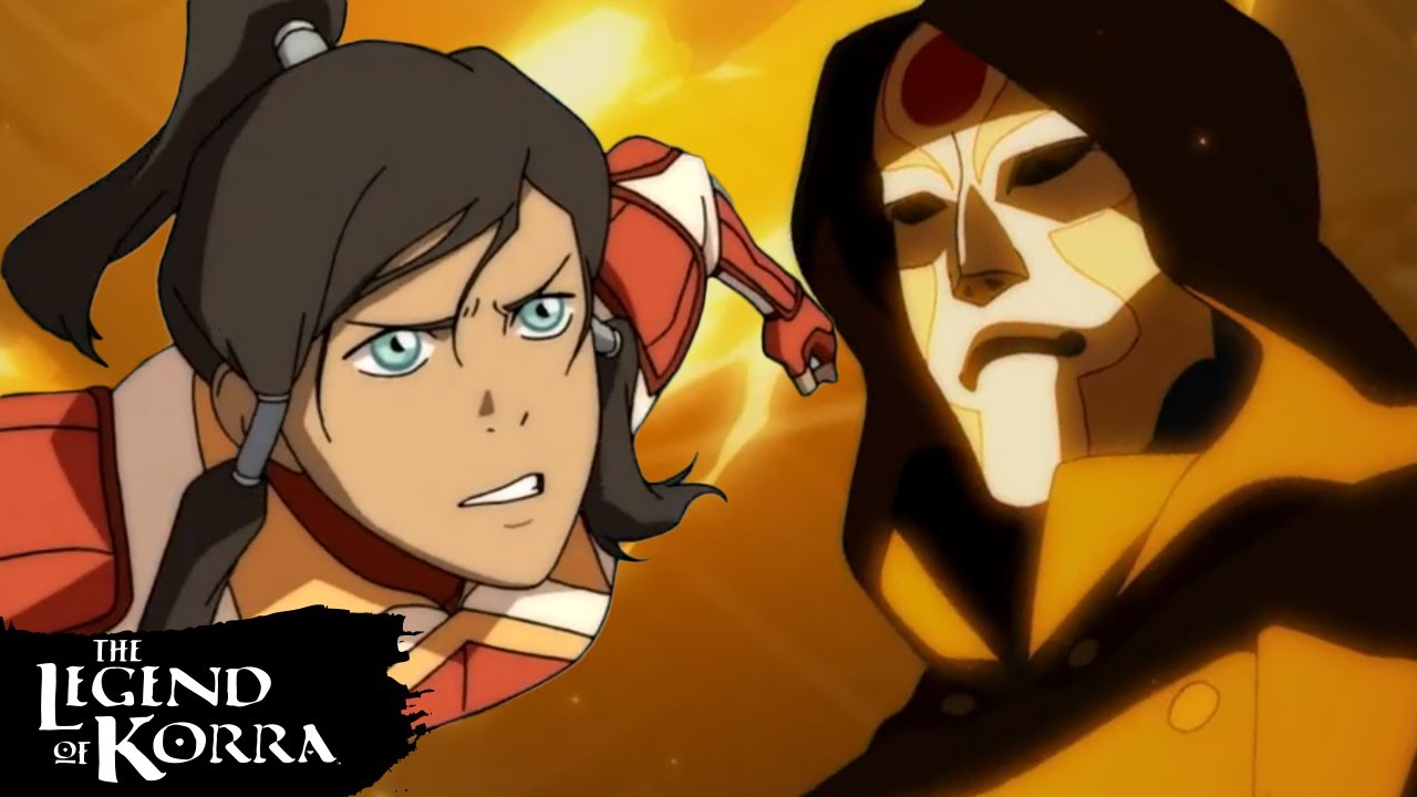 Korra vs. Amon & The Equalists at the Pro-Bending Tourney 🔥 Full Scene | The Legend of Korra