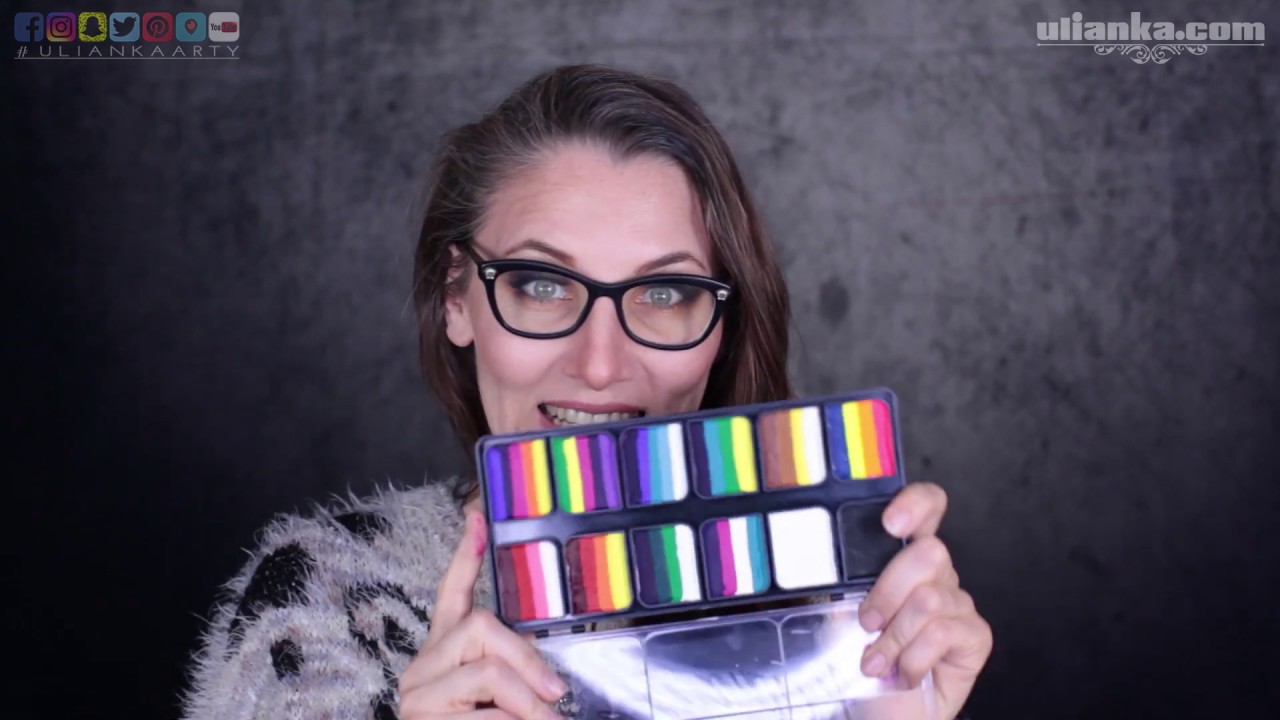Kryvaline face paint review and swatches