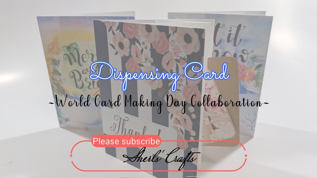 Dispensing Card - World Card Making Day Collaboration