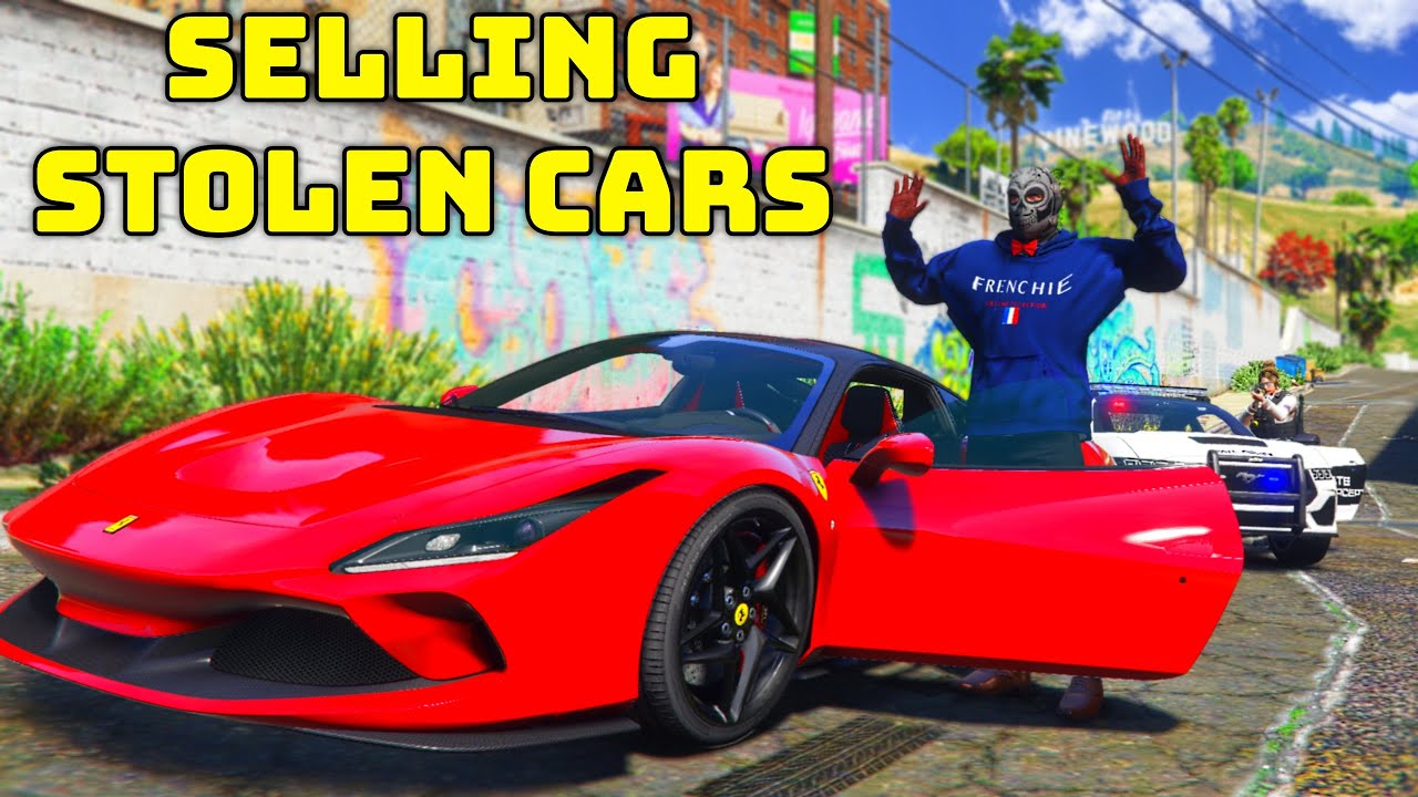 Selling Stolen Cars In GTA 5 RP