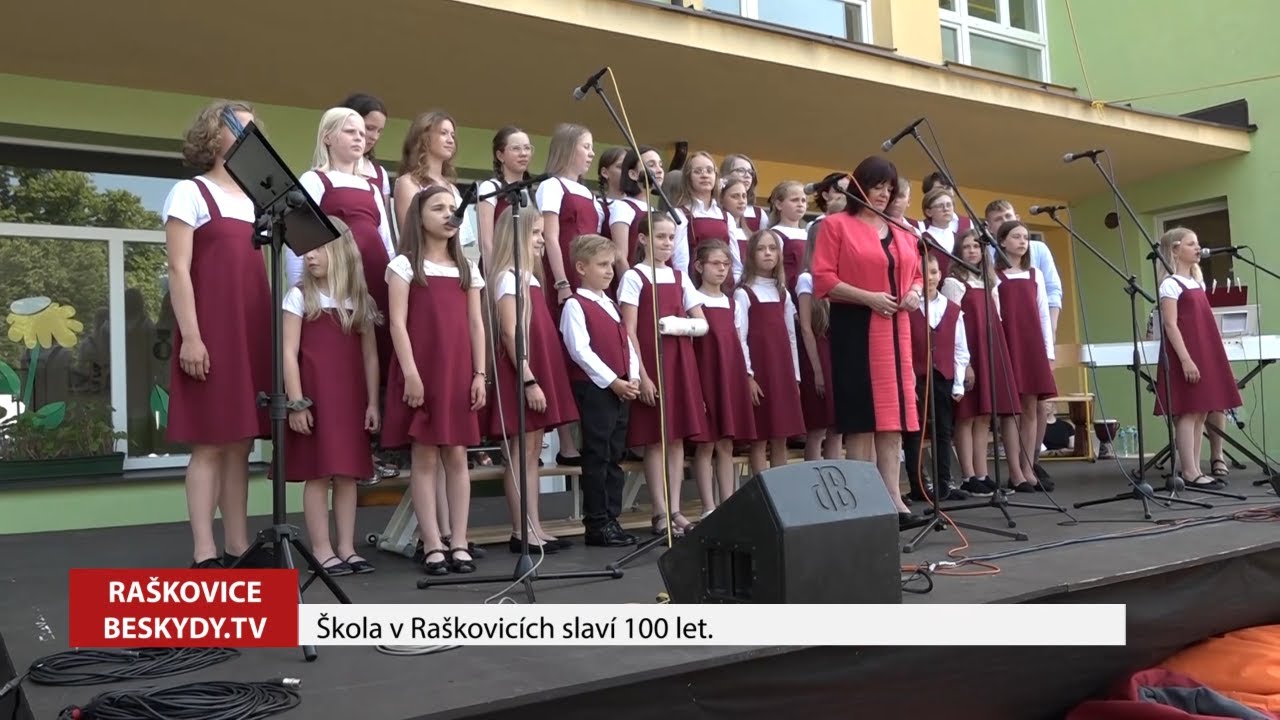 Raškovice ► Oslavy 100. let od založení školy │ #Beskydy.TV │ @BeskydskaTelevize