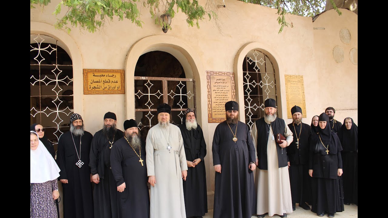 دير السيدة العذراء السريان يستقبل وفد من الكنيسة الروسية الأرثوذكسية