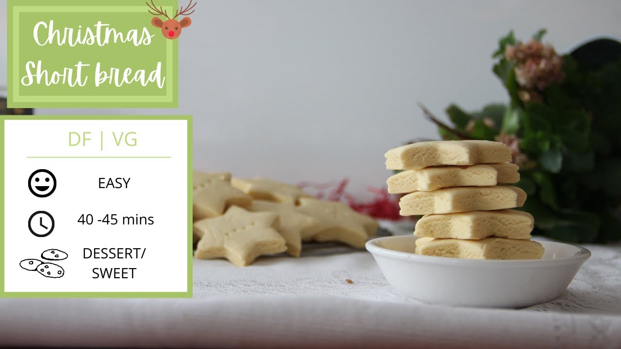 Vegan Homemade Christmas Shortbread
