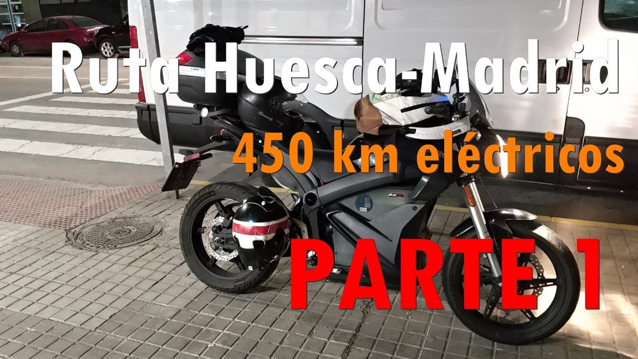 Ruta Huesca-Madrid en moto eléctrica - Parte 1 | 1250 km con mi Zero S