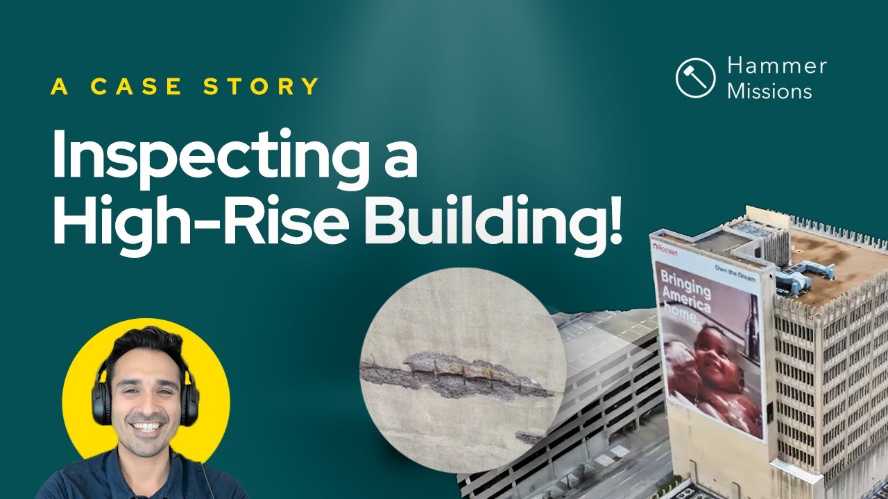 How to Inspect a High Rise Building with Drones? | A Case Story, by Hammer Missions
