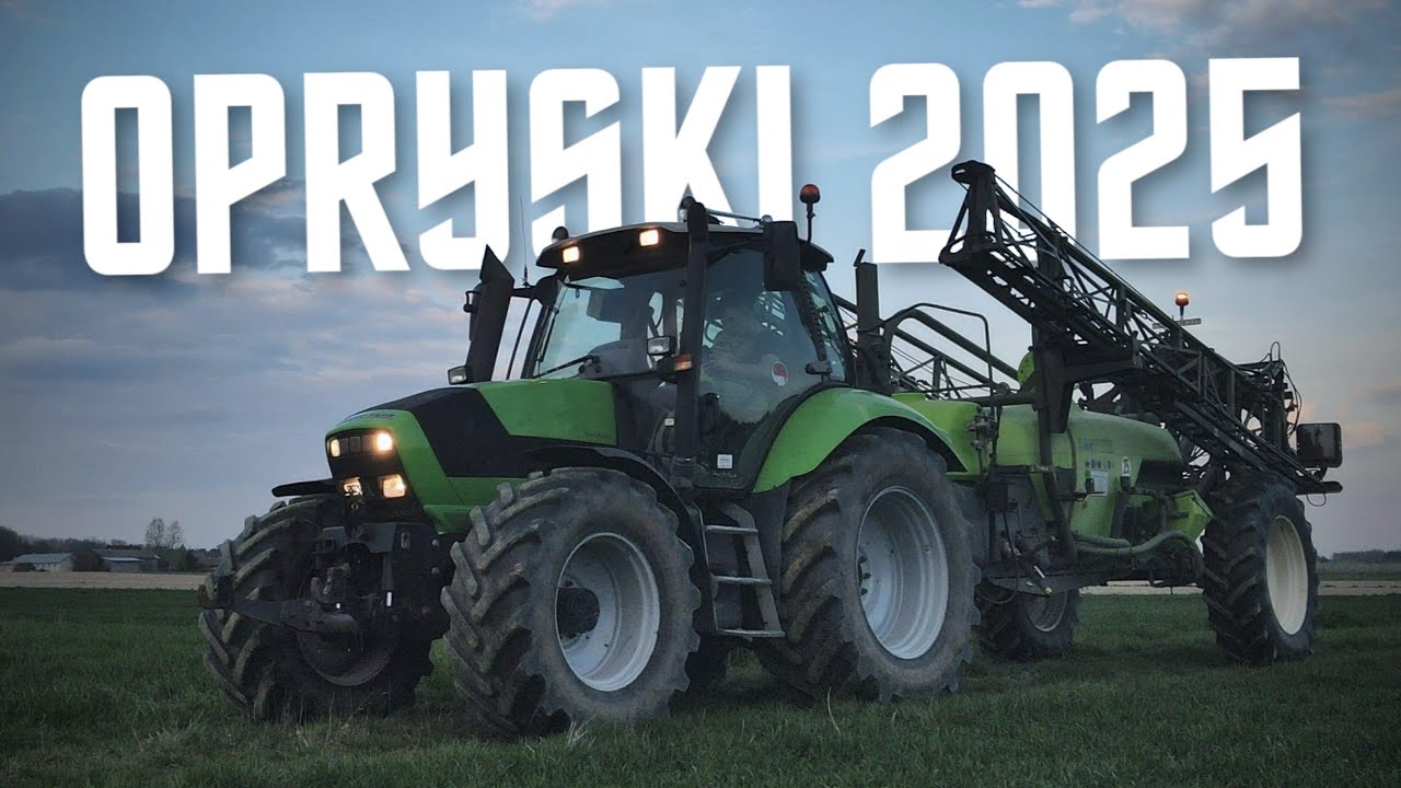 ⭐Wiosenne Opryski 2025⭐Deutz-Fahr przy zachodzie słońca☀️⭐Gr Damecki✔️