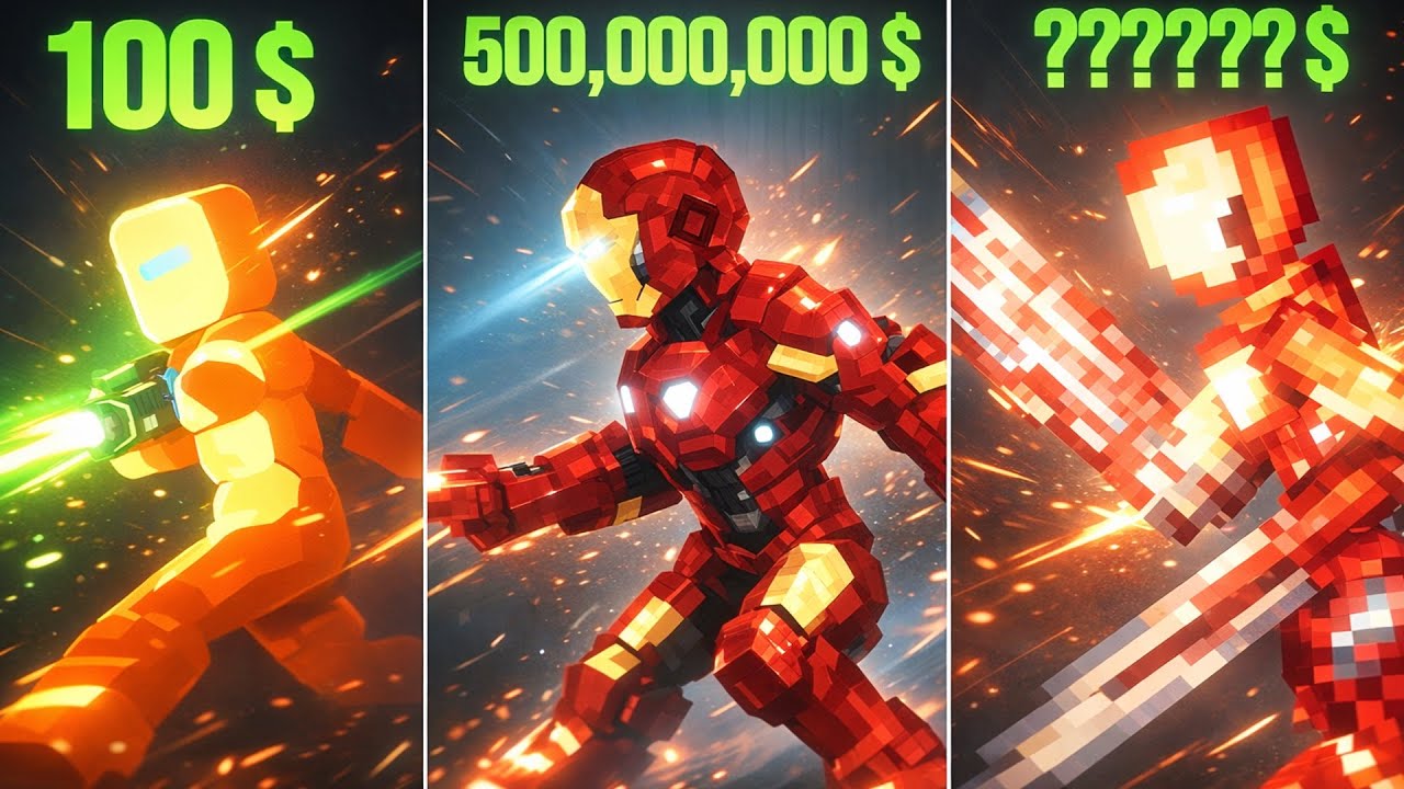 Iron Man Fully Upgraded to MAX Level