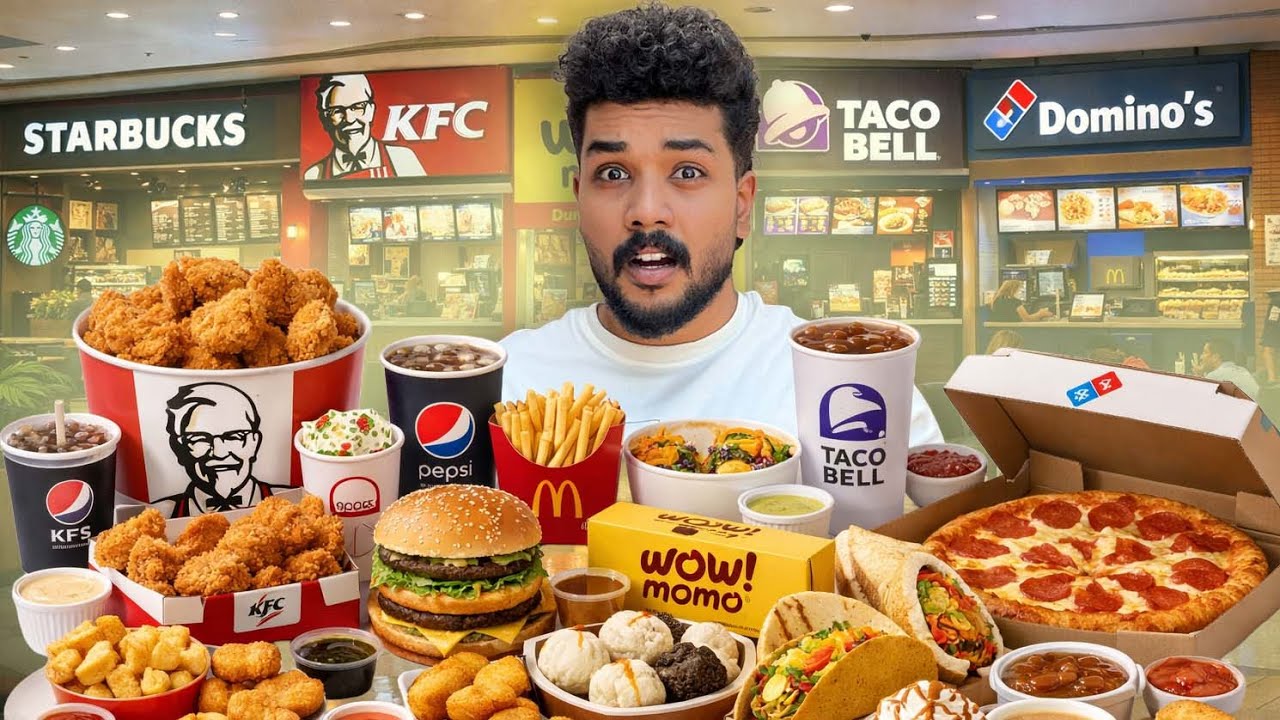 I ONLY ate most ‘unhealthy food’ of famous brands!