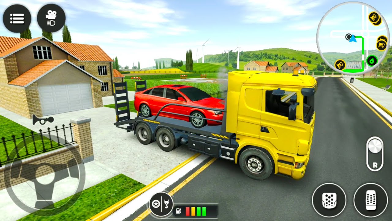 Drive Simulator 2020: Tow Truck - Car Transporter Game - Android Gameplay