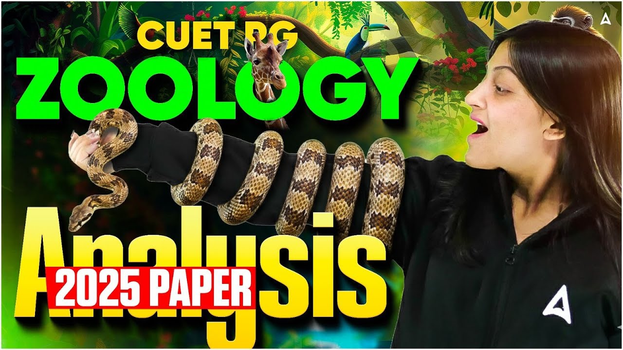 CUET PG ZOOLOGY | 2025 full paper analysis Questions with concepts By Anchal ma'am.