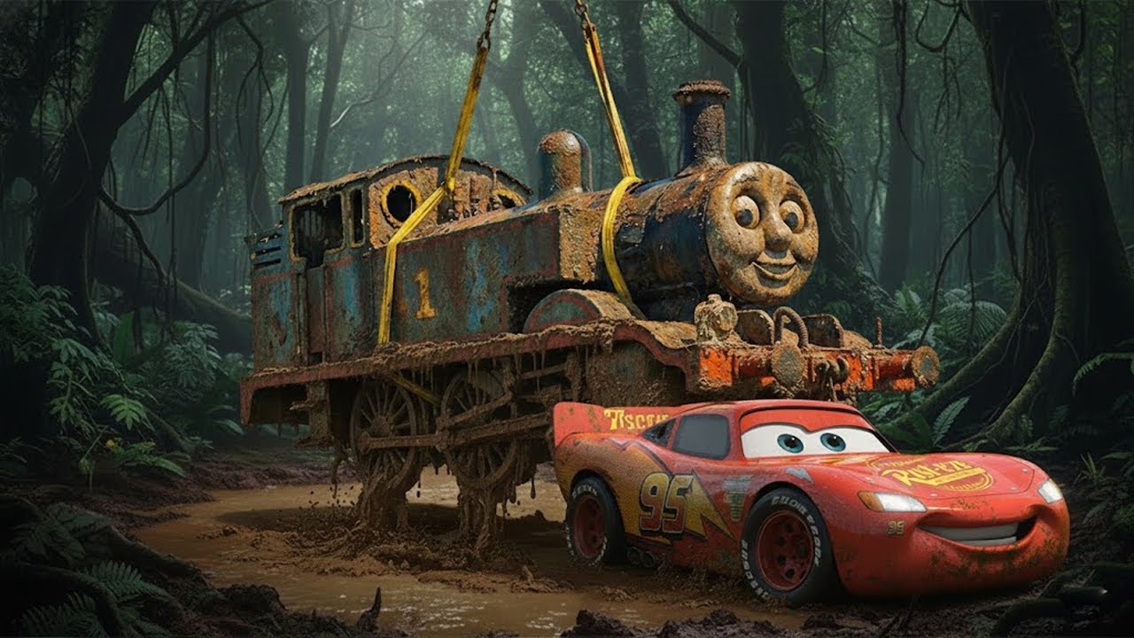 Abandoned for Years – Restoring Thomas the Tank Engine in the Deep Woods ASMR