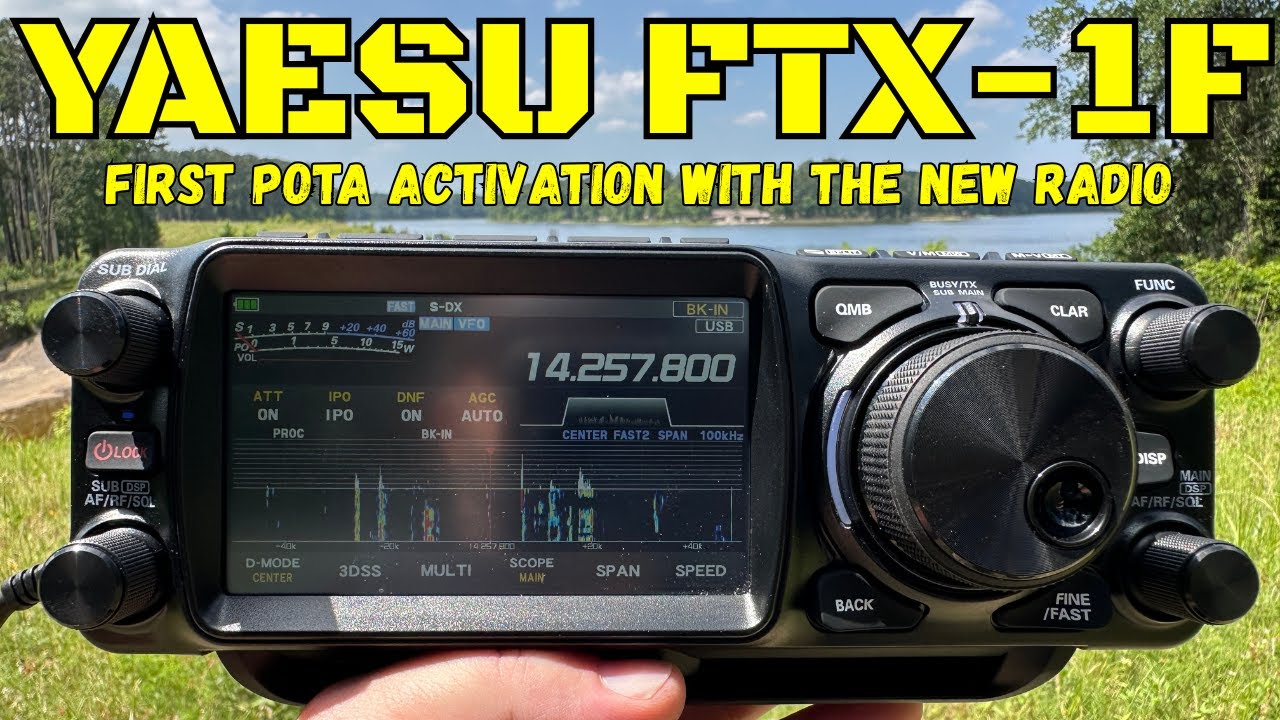 Yaesu FTX-1F First POTA Activation With The New Radio.  It Sounds AMAZING!
