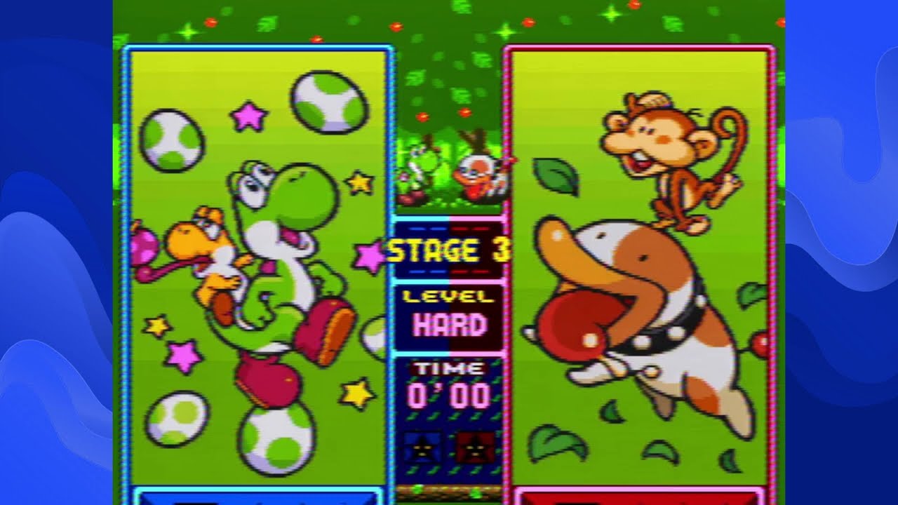 SNES - Tetris Attack - VS Mode Speedrun (Hard) - 