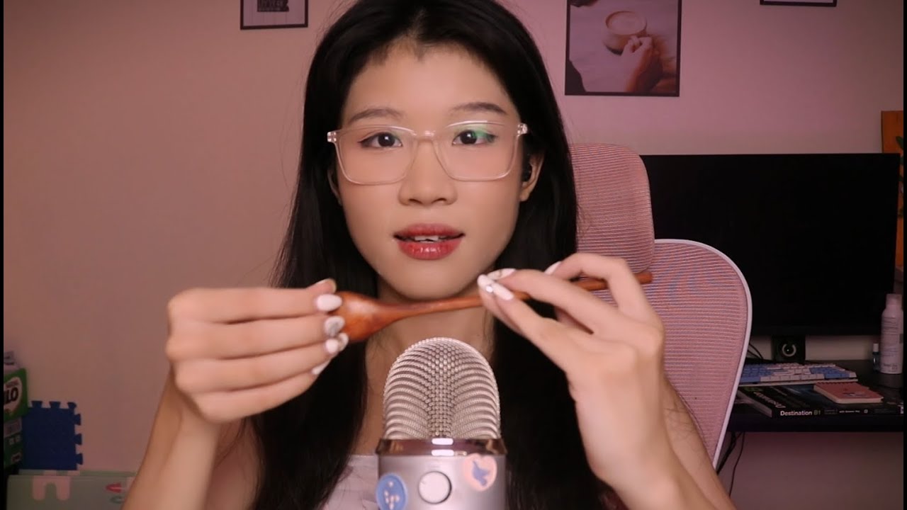 ASMR Wooden Spoon siêu dễ ngủ - Pii Ca Asmr