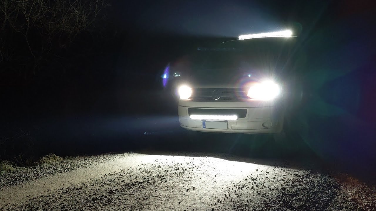 Nyt kyllä näkee! - Lisävalojen asennus Transportteriin! (Optibeam Pioneer 800/1100)
