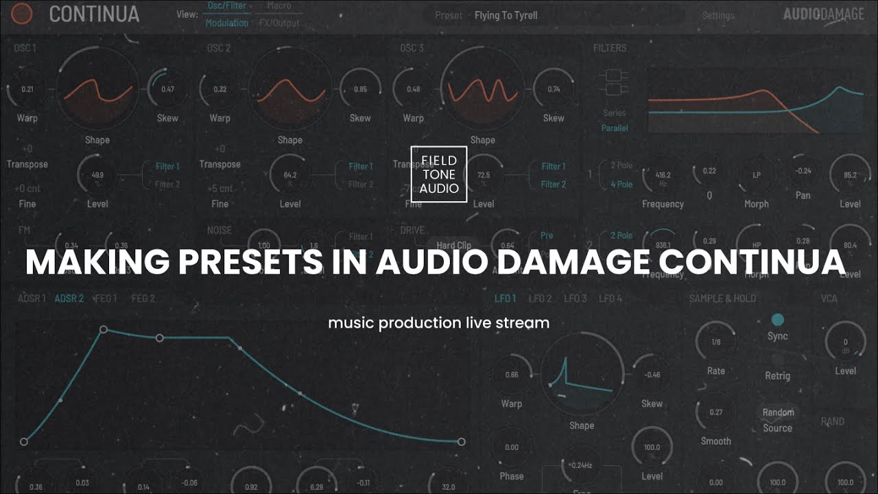 Making Presets in Audio Damage Continua for iPad
