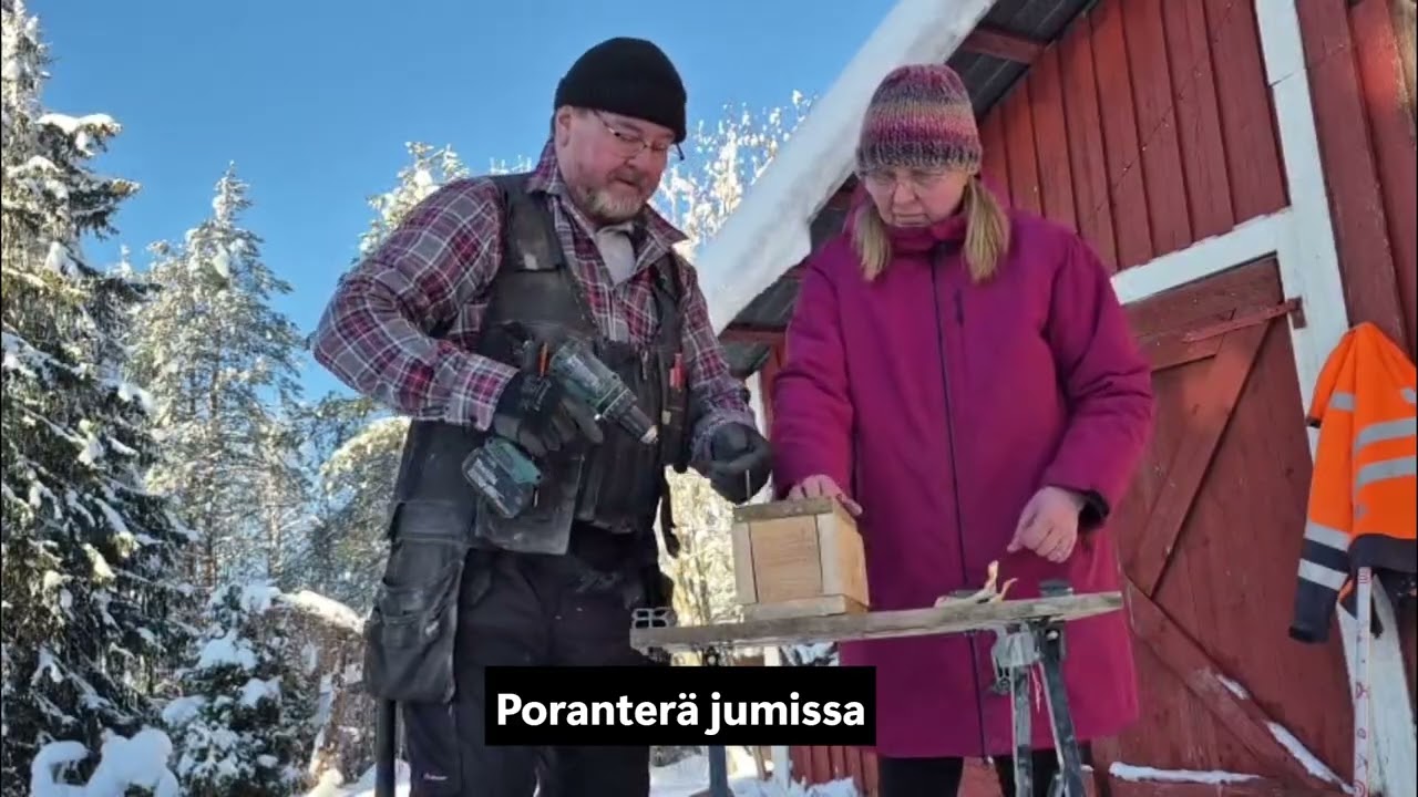 Linnunpönttöjen keväthuolto ja uuden linnunpöntön rakentaminen