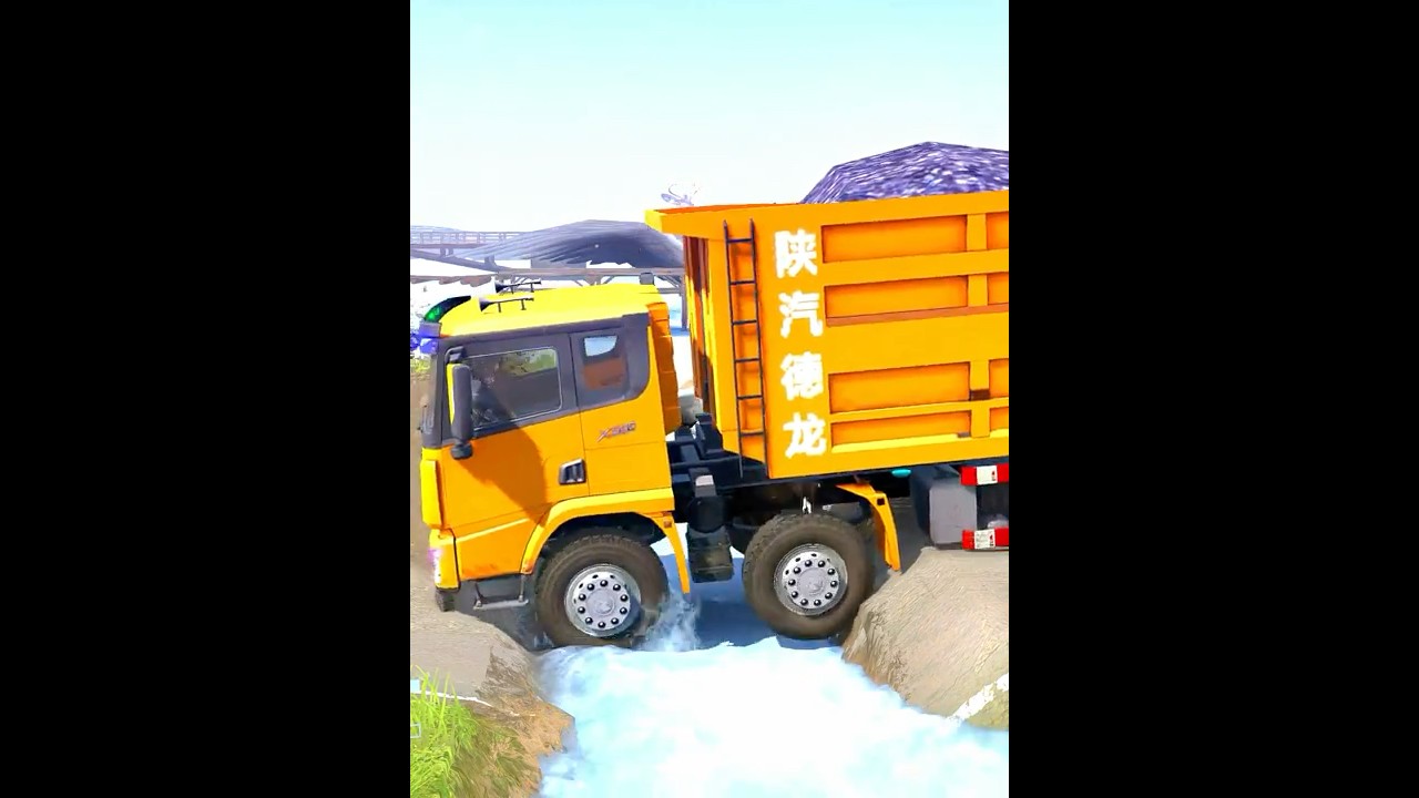 Spintires: MudRunner -SHACMAN DELONG X3000 Towing a Truck on a Snowy Road Ep172