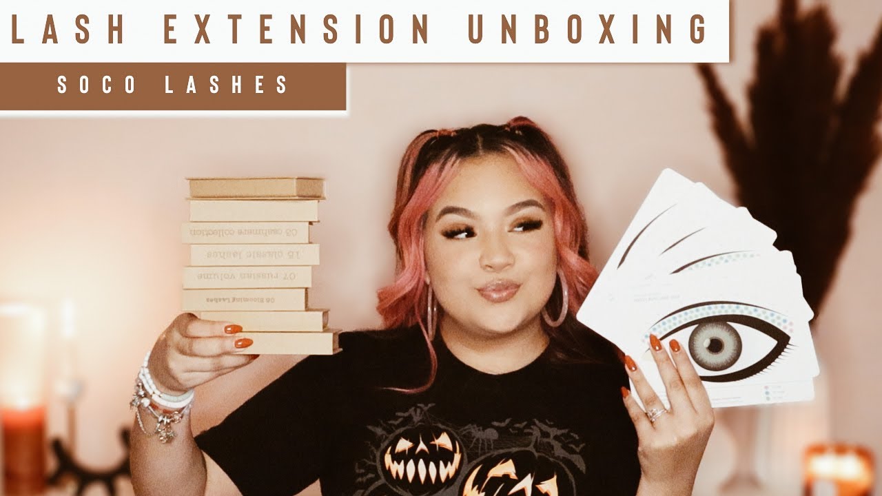 SoCo Lashes Unboxing * ECO FRIENDLY + ALL NATURAL | eyelash extension supplies